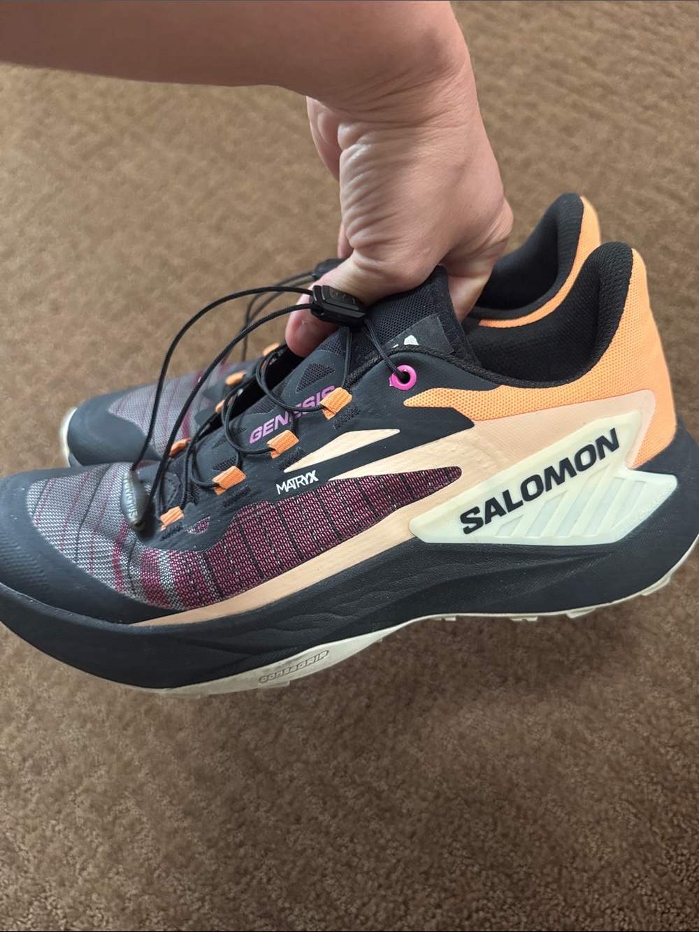 Salomon genesis trail running shoe women’s size 8.5 - Picture 3 of 6